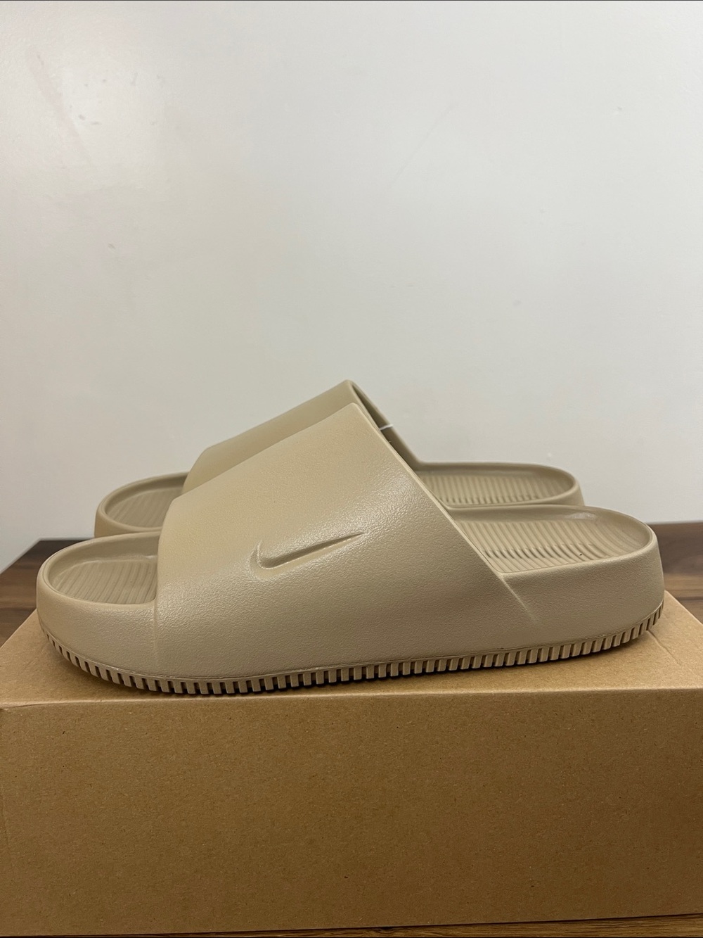 Nike Calm Slide Men’s Size 12 Beige FD4116-201 - Picture 6 of 10